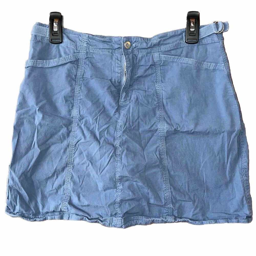 FRESH PRODUCE Stretch Blue Gray CRUISER SKORT Skirt Small